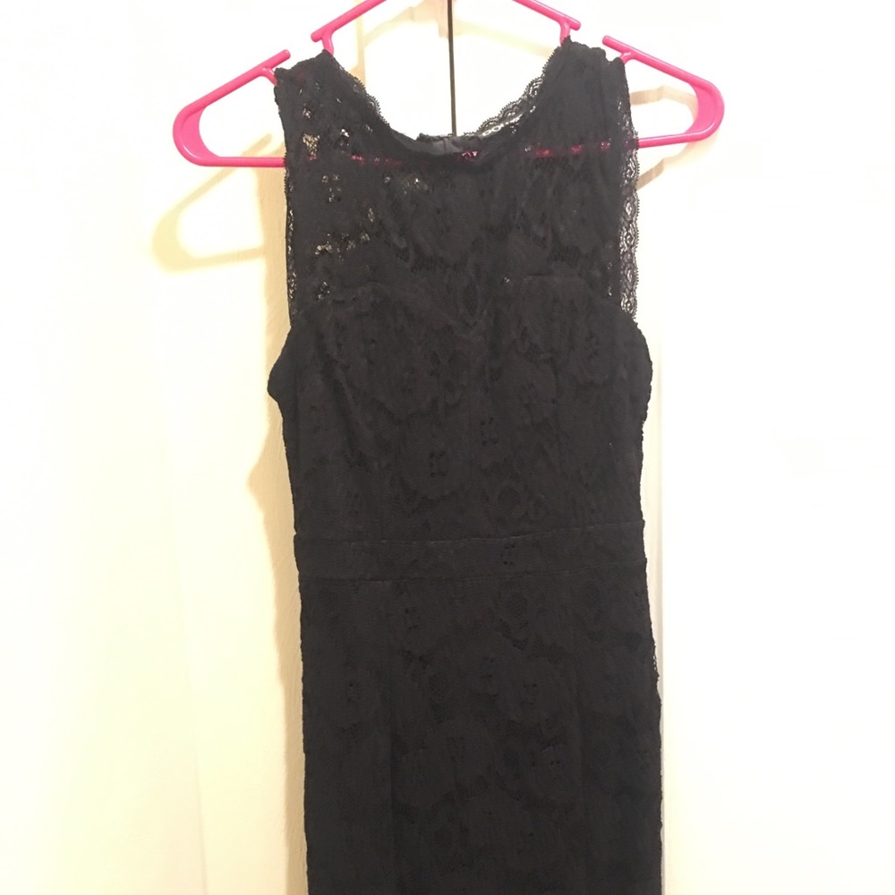Doll Fins Black Lace Dress